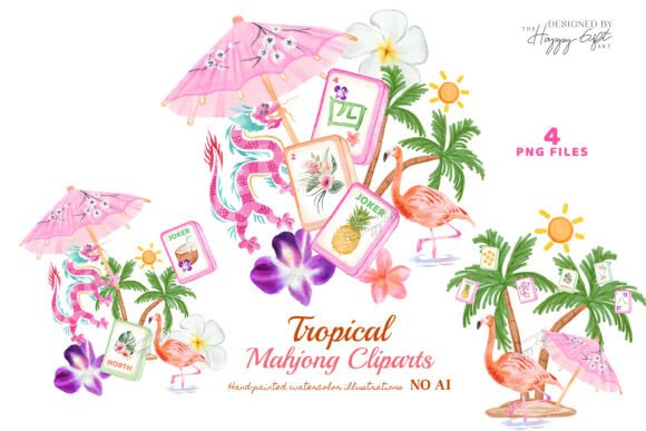 Download Tropical Mahjong Cliparts - Palm Spring - Cliparts Collection