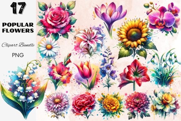 Download Popular Flowers Flower Blossom Cliparts - Cliparts Collection
