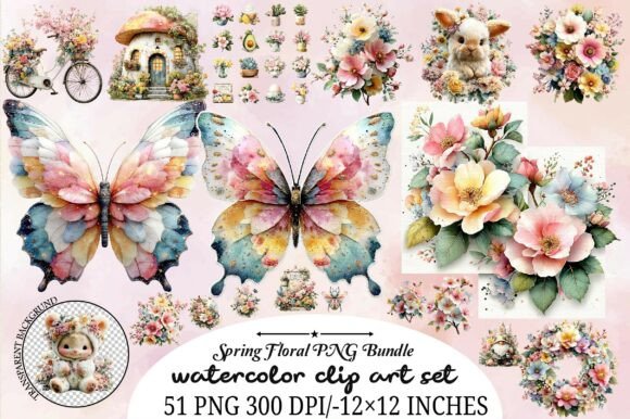 Download Spring Floral PNG Bundle - Floral png bundle Collection