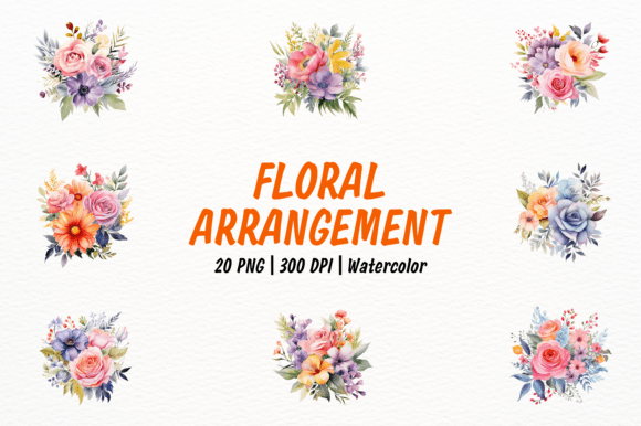 Download Pastel Floral Arrangement Clipart - Floral arrangement clipart Collection